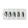 thumbnail image 1 of Anzuelos para Moscas 5 Unidades/caja Señuelo Metal Cuchara Giratoria Hélice Lentejuelas Cebo Insectos Gusano Fl (Chroma), 1 of 9