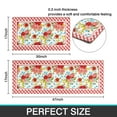 thumbnail image 7 of Flower Kitchen Mat Sets 2 Piece Farmhouse Anti Fatigue Waterproof Stain Resistant Floor Rug Non Slip Pioneer Flower Woman Kitchen Laundry Room Rug - 17x29 and 17x47 Inch, 7 of 7