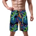 thumbnail image 2 of NICKSUN Men's Swim Trunks, Cute Print Quick Dry Summer Board Beach Shorts with Mesh Lining and Pockets, 2 of 6