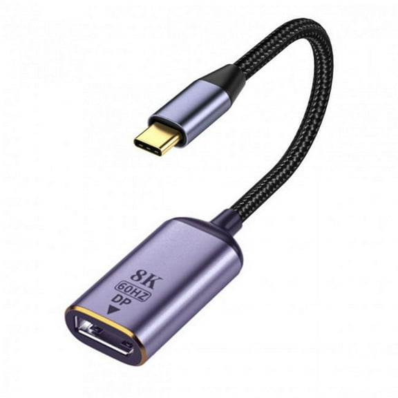 FVH Adapter USB4 USB-C Type-C Source to Displayport DP Female Cable Display 8K 60HZ UHD 4K Monitor Displays