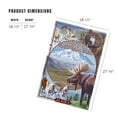 thumbnail image 5 of Lantern Press 1000 Piece Jigsaw Puzzle, Denali National Park, Alaska, Park Views, 5 of 5