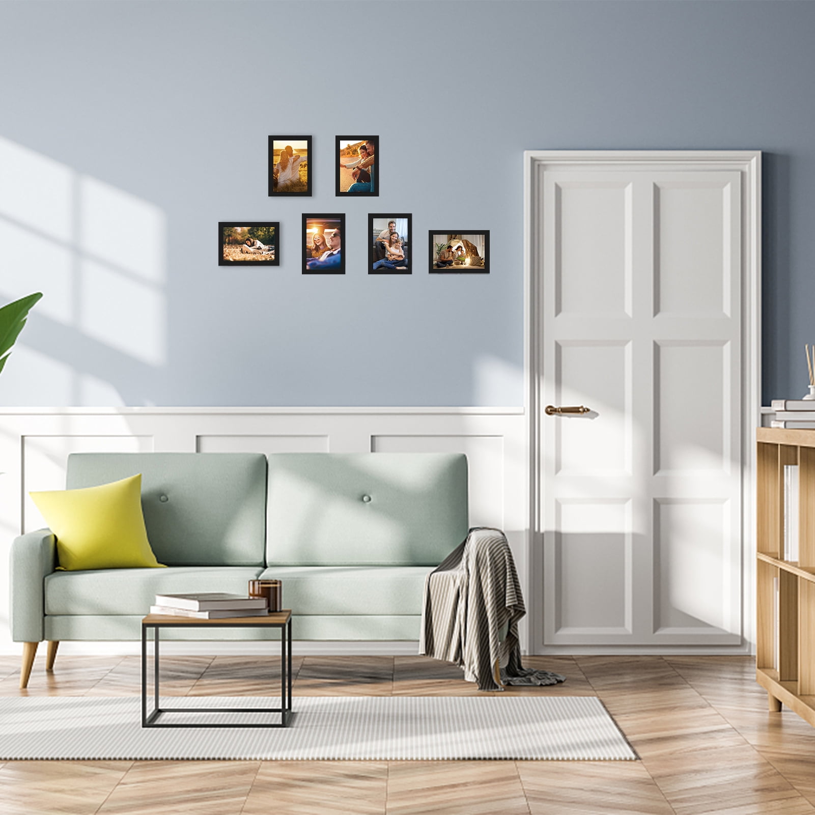12 Pack 4x6 Magnetic Picture Frame,4 by 6 Photo Frame for Wall Mount