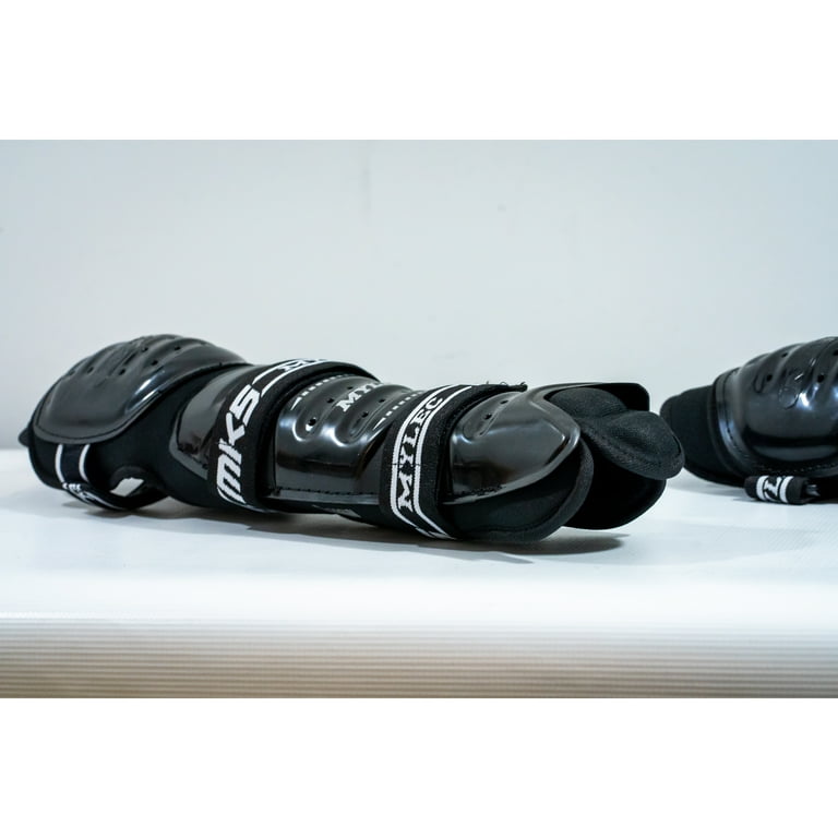 MyLec MK5 Street Hockey Shin Guard Pad, Lightweight & Durable Hockey Accessories, 360° Velcro Straps, Hard Front Shells, Breathable Material, MyLec MK5 Street Hockey Shin Guard Pad, Lightweight & Durable Hockey Accessories, 360° Velcro Straps, Hard Front Shells, Breathable Material,