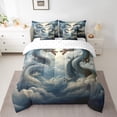 thumbnail image 2 of YST 7-Piece Magical Dragon Bedding Set, Animal Wildlife Theme, Comforter Set, Queen, 2 of 6
