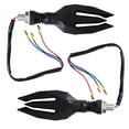 thumbnail image 2 of DIRECCIONAL DELANTERA/TRASERA TRIDENTE ROJO CON LUZ CUARTO LED SET 12V, 2 of 4