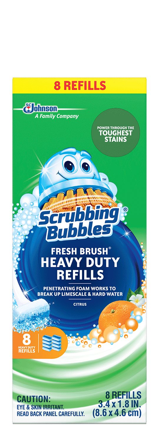 Scrubbing Bubbles Fresh Brush Toilet Wand Refill (10-Count) - Dazey's Supply