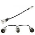 thumbnail image 2 of Female To Dual Male XLR Audio Splitter, XLR Splitter Adapter, For Mixer Microphone  Speaker, 2 of 8