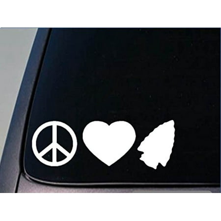 Peace love Arrowhead sticker *H143* 8