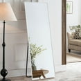 thumbnail image 2 of Full Length Floor Mirror Wall Mounted Rectangle White 65"x22", 2 of 9