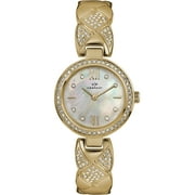 Viewpoint by Timex Women's 30mm Mother-of-Pearl Dial Gold-Tone Bracelet Watch
