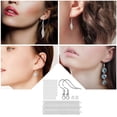 thumbnail image 1 of 120x Pendientes de Bricolaje Chapados en Plata Hugo Ganchos para la oreja, 1 of 7