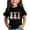 Black, variant on WOYY Toddler Girls Easter Short Sleeve T Shirt Bunny Print Round Neck T-Shirt Graphic Tee
