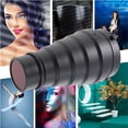thumbnail image 4 of KAKOWELY Kit de tubo de luz cónico, accesorios de flash, tubo de luz profesional con rejilla de panal y filtros de luz., 4 of 5