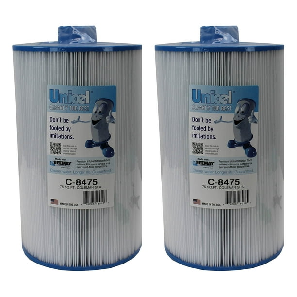 2) Unicel C8475 Coleman Maax Spas Replacement Filter Cartridges 75 Sq