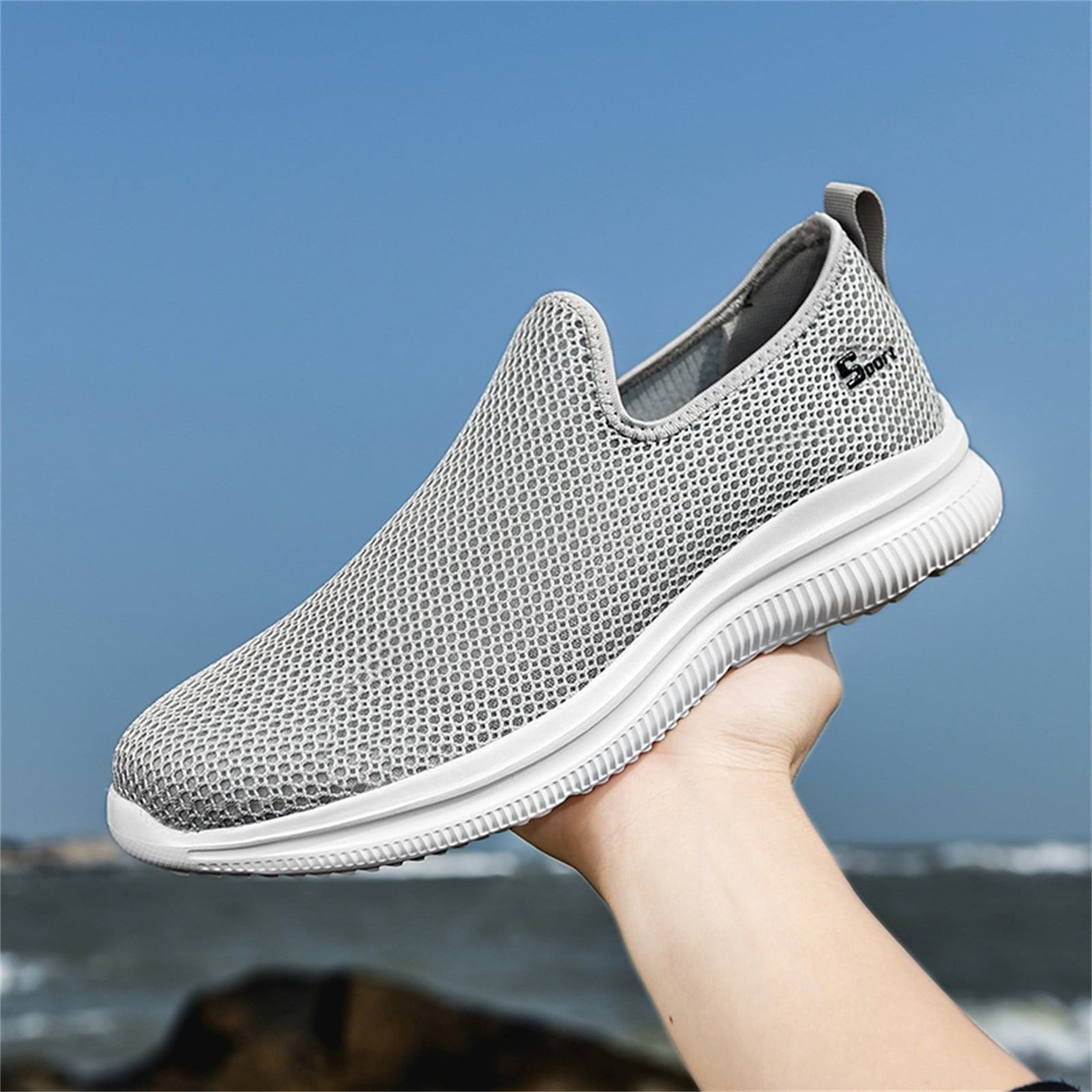 Mens Casual Loafers Slip On Walking Dress Boat Shoes 