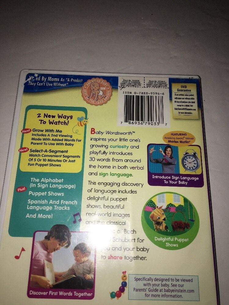 Baby Einstein Baby Wordsworth First Words Around The House Full Frame Walmart Com Walmart Com