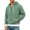 #Dark Gray, variant on Fanshiluo Men's Waffle Quarter Zip Long Sleeve Pullover Hoodie,Contrast Color Hem Kangaroo Pocket Loose Fit Tops,L,Big and Tall Men