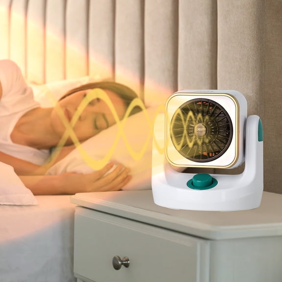 ZFYXGS 2024 New Portable Electric Space Heater Energy Efficient Thermostats for Home Small Room Inside Indoor Clearance