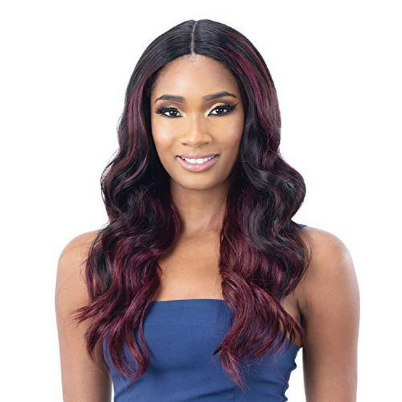 Freetress Equal Synthetic Lace & Lace Front Wig - LUMINA (2 Dark Brown)