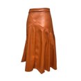 thumbnail image 4 of Pntutb Fashion Women High Waist Casual Skirts Ladies Solid Leather Skirts, 4 of 4
