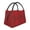 Vintage Burgundy, variant on Vsdgher Vintage Stylized White Color Print Insulated Reusable Bags with Sturdy Zipper and Handles, Foldable Totes for Hot or Cold Food Bring or Delivery