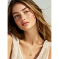 thumbnail image 5 of Silvora 1.1mm Gold Plated Chain Necklace for Women 925 Sterling Silver Thin Chains Jewelry Gift for Mother/Grandma/Daughter, 22 inch, 5 of 7