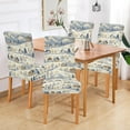 thumbnail image 2 of Yayeee 4 Pack Dining Chair Covers Stretch Parson Chairs Slipcovers Seat Protector, Snowy Mountains, 2 of 6