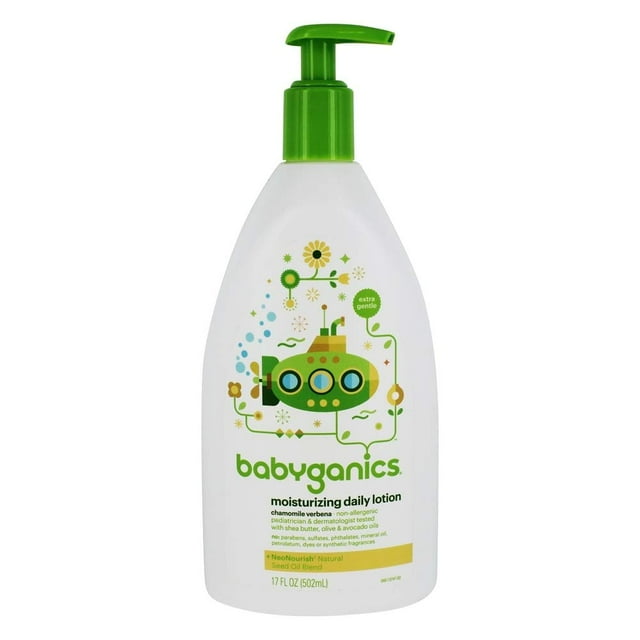 Loción hidratante diaria BabyGanics Extra Suave 502 ml