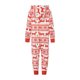 thumbnail image 4 of Pijamas Para La Familia Juego De Navidad A Juego Manga Larga Con Cremallera Sudaderas Con Capucha Monos XBTCLXEBCO Papá Rojo:S, 4 of 6