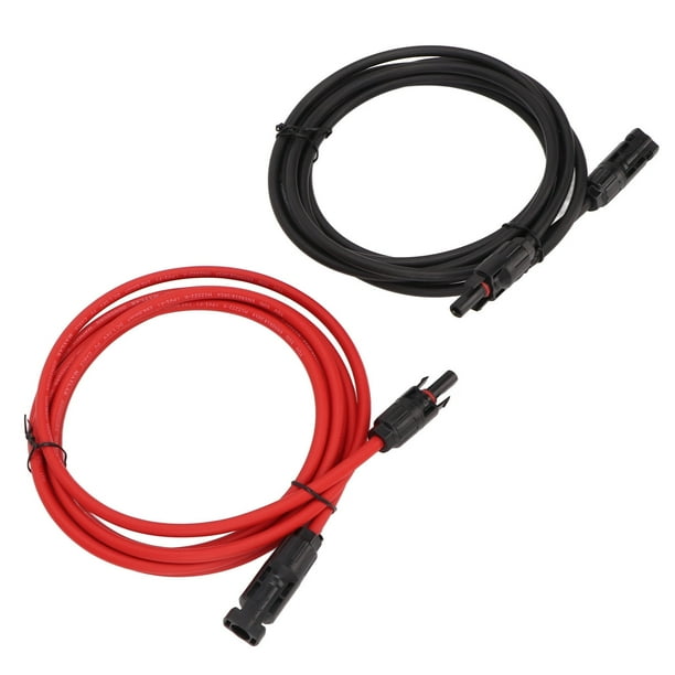 Cable De Extensión Solar 30A, DC1500V Con Cable PPE De Alambre De Cobre Cable Aislado, IP68 Para Panel Solar Fotovoltaico
