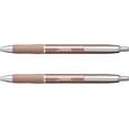 thumbnail image 2 of czcpp-S-Gel, Gel Pens, Sleek Metal Barrel, Champagne Body, Medium Point (0.7 mm), Black Ink, 2 Count, 2 of 4