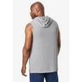 thumbnail image 2 of KingSize Men's Big & Tall Lightweight Muscle Hoodie Tee, 2 of 3