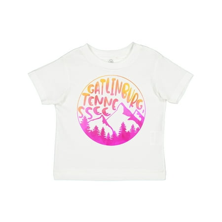 

Inktastic Gatlinburg Tennessee- Mountains in Sunrise Colors Gift Toddler Boy or Toddler Girl T-Shirt