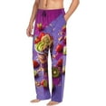 thumbnail image 6 of Sigee Fruit Parfait Colorful print Men's Pajama Pants Lounge Sleep Bottoms with Elastic Waistband and Pockets-Small, 6 of 6
