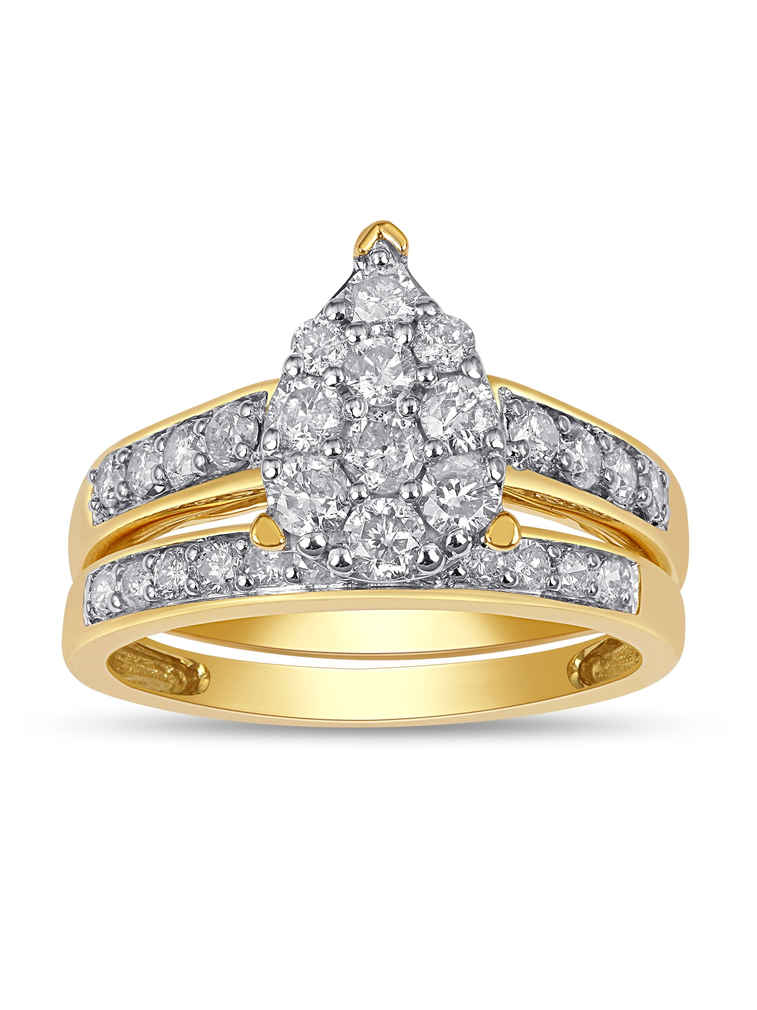 10k Yellow Gold 3 CT Pear Solitaire Engagement Wedding Ring 3.3 grams 10k Yellow Gold 3 CT Pear Solitaire Engagement Wedding Ring 3.3 grams