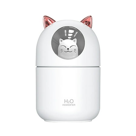 

Huilaibazo Cute Cat Humidifier Mini Household Moisturizing Creative Usb Humidifier 300ml