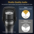 thumbnail image 2 of Micrófono vocal TONOR Professional Dynamic Handheld con cable, 2 of 7