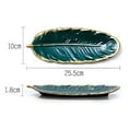 thumbnail image 5 of UDIYO Plate Creative Exquisite Stylish,Feather Shape Food Plate for Home, 5 of 6