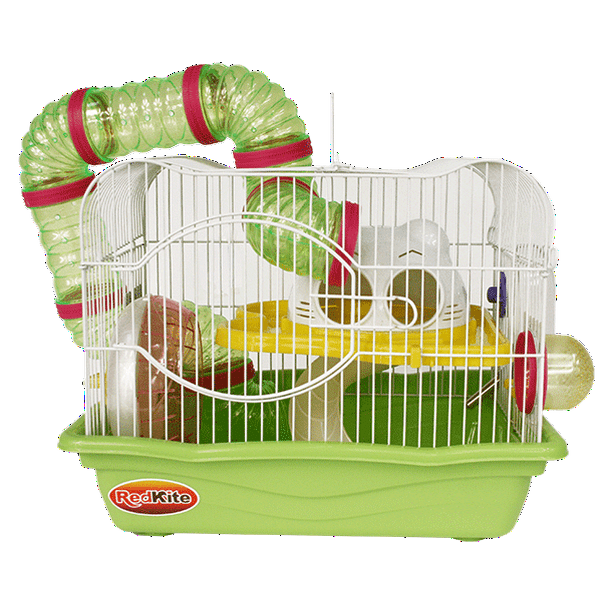 Jaula Para Hamster Grande Casa Hamster Con Rueda y Bebedero Red Kite Fresno I