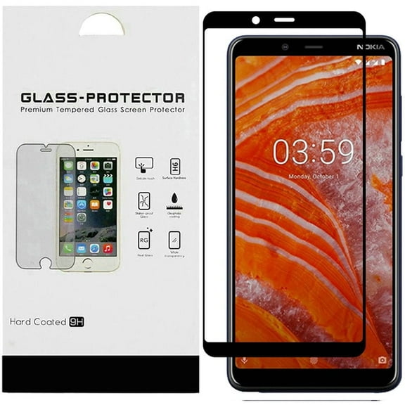 GSA Black Boarder Tempered Glass for Nokia 3.1 Plus