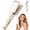 White, variant on Wavy Hair Curler, 32mm Deep Wave Crimper with 4 Heat Settings and Auto Shut-Off, V-Shaped Design(Pink)