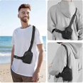 thumbnail image 5 of Men's Sling Bag, Shoulder Bag, Lightweight Chest Bag, Waterproof Crossbody Bag, Anti-theft Shoulder Bag, Small Sling Bag, 5 of 5