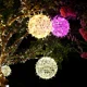 thumbnail image 2 of Guirnalda de luces LED para decoración de árbol de Navidad, 30 cm, 20 cm, bola de ratán, lámpara colgante para bodas, fiestas, guirnalda de luces para exteriores y hogar, 2 of 5