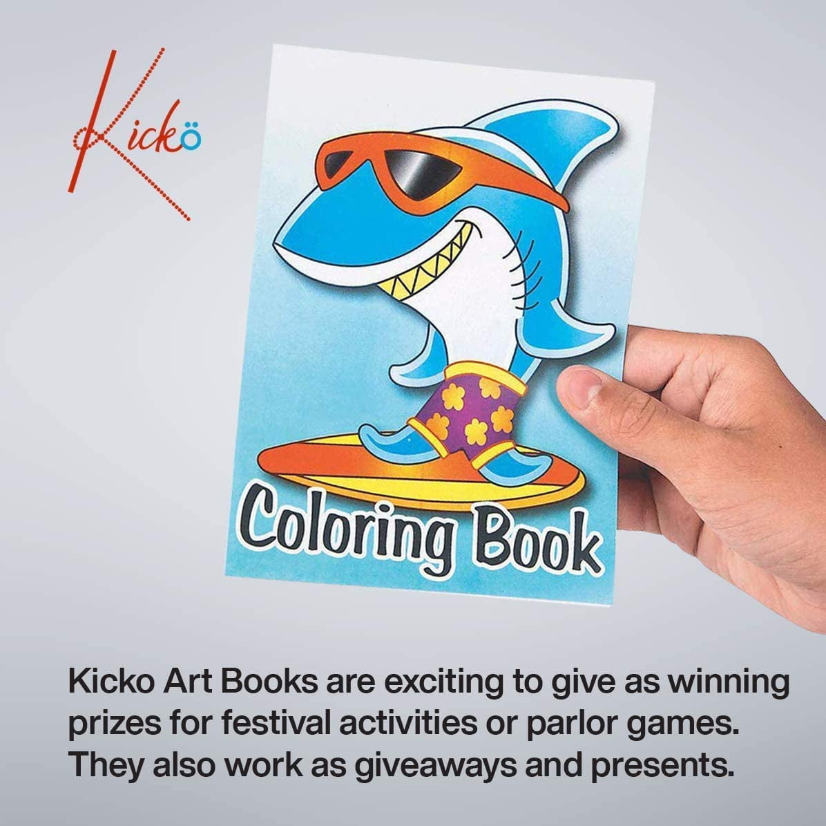 Kicko Mini Coloring Book - 12 Pieces of Assorted Activity Sheets - 6 Pages Each