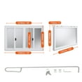 thumbnail image 6 of KFFKFF 53"L x 33"W Concession Stand Serving Window Food Truck Service Awning, 6 of 7