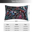 thumbnail image 2 of Yiaed Paisley Print Brushed Microfiber Envelope Pillowcases, Standard,Envelope Closure Pillow Cases(No pillow core)-14"x20", 2 of 6