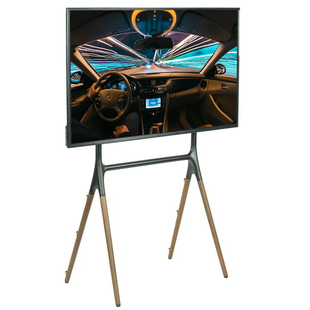 Vivo Easel Studio Tv Adjustable Floor Stand Mounts 49 To 70 Screens Walmart Com