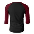 thumbnail image 5 of Men Clothing, Mens Henley Long Sleeve Shirts - Soft 3 Button Tees Casual Full Sleeve T-Shirts Men, 5 of 7