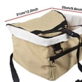 thumbnail image 3 of Bolsa de asiento elevador plegable para viaje en coche, para perros, gatos, mascotas, cachorros, con funda para cinturón, Universal, plegable, para viajes en coche, 3 of 5
