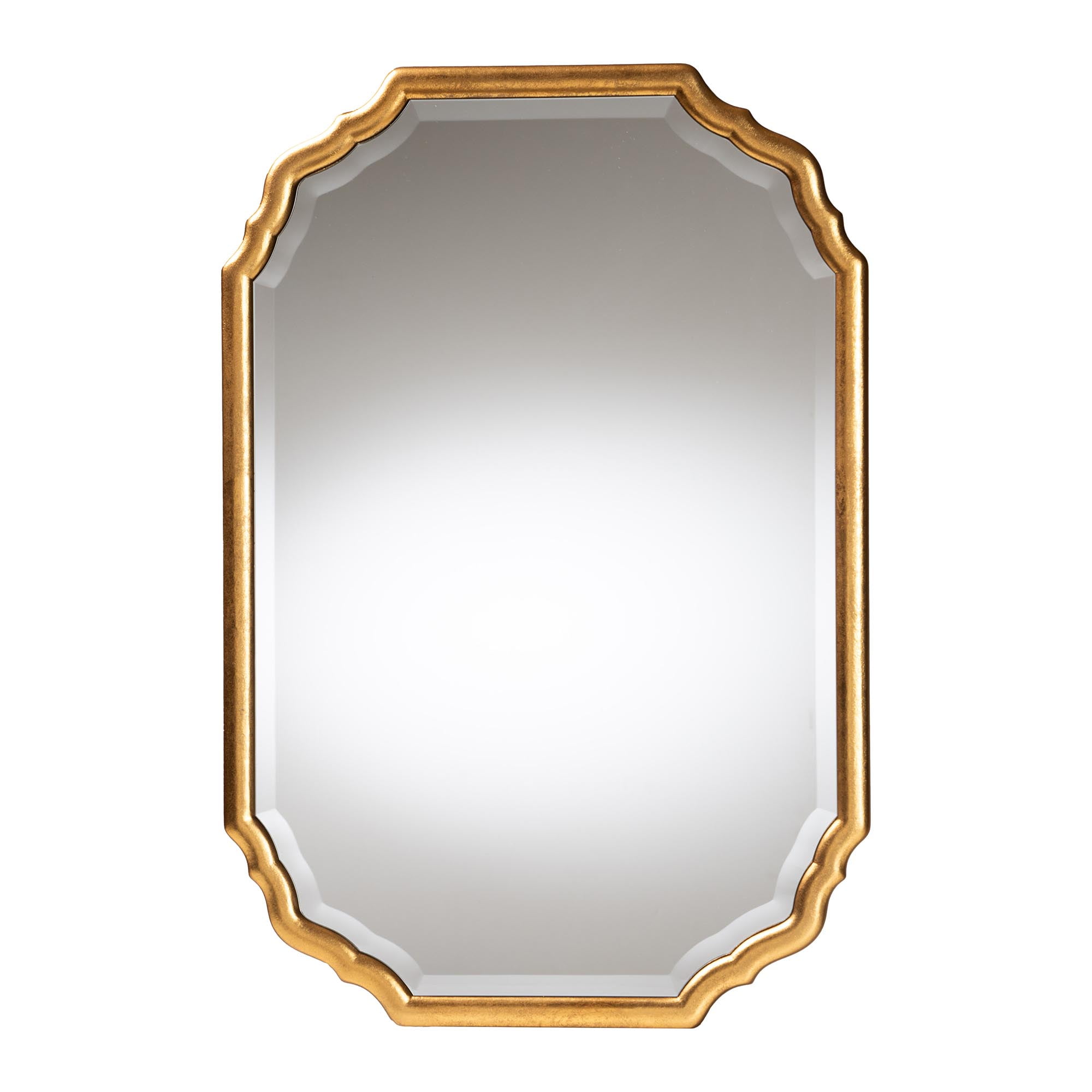 Baxton Studio Pacino Vintage Mirror, Antique Goldleaf
